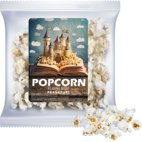 Popcorn sweet, ca. 20g, express maxi bag with label