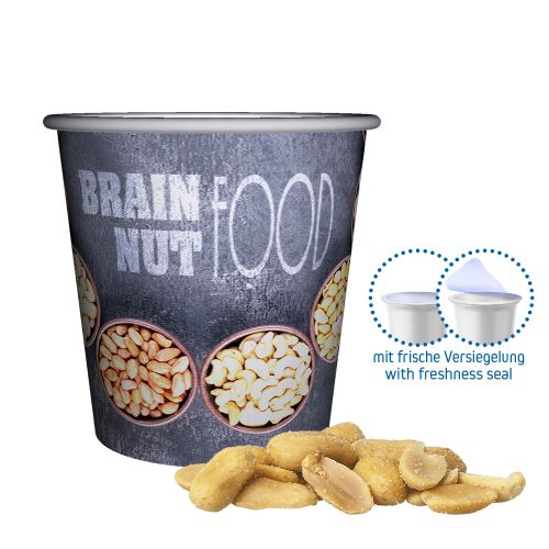 Salted peanuts, ca. 40g, mini snack cup