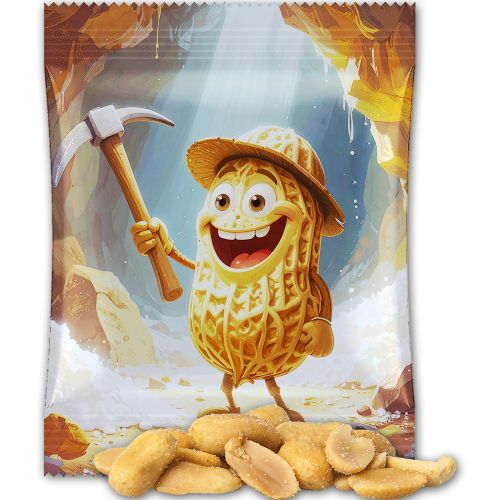 Salted peanuts, ca. 10g, midi bag