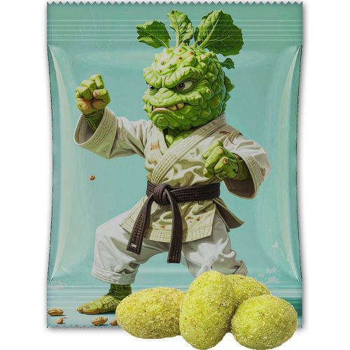 Wasabi peanuts, ca. 10g, midi bag