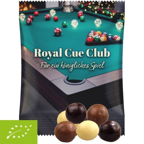 Organic choco crispy balls, ca. 12g, midi bag