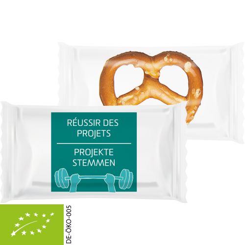 Organic midi pretzel, ca. 2g, flowpack