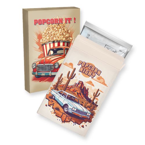 Microwave popcorn salty, ca. 100g, folding box
