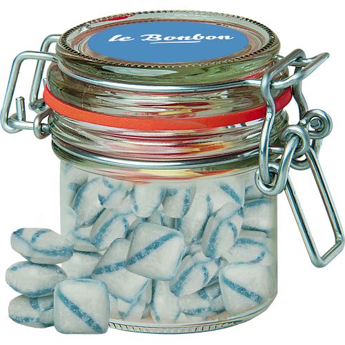 Fresh breeze candy, ca. 60g, candy jar mini with label