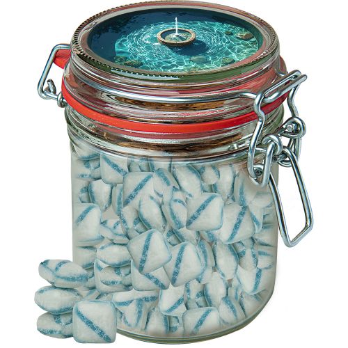 Fresh breeze candy (vegan), ca. 200g, candy jar maxi with label