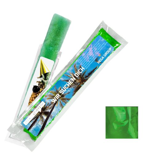 Ice popsicle waldmeister, 40 ml, express transparent sleeve bag with label