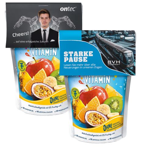 Capri-Sun multi vitamine, 200 ml, express drink pack with promotional flyer