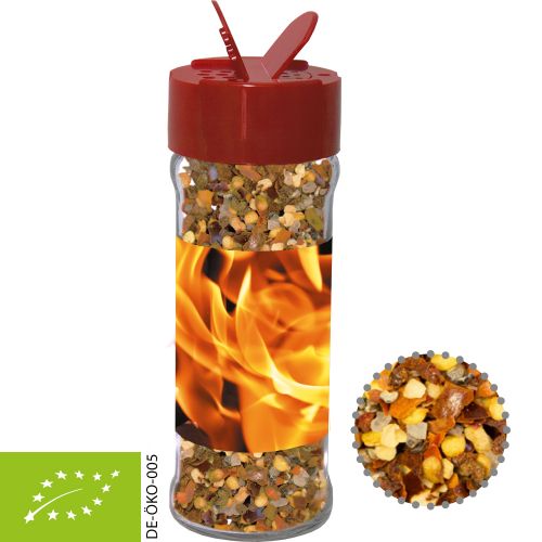 Organic fire and flame spice, ca. 45g, spice shaker with label