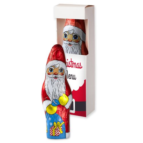 Chocolate Santa Claus, 60g, folding box