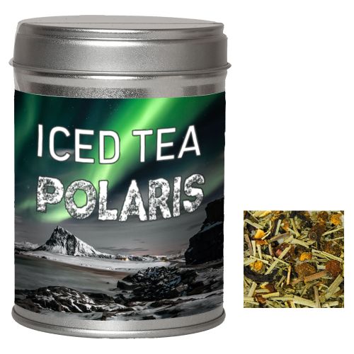 Ice tea polaris, ca. 40g, dual tin with label