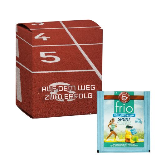 Sports tea bag, apple lemon + magnesium, 10 piece, 25g, folding box