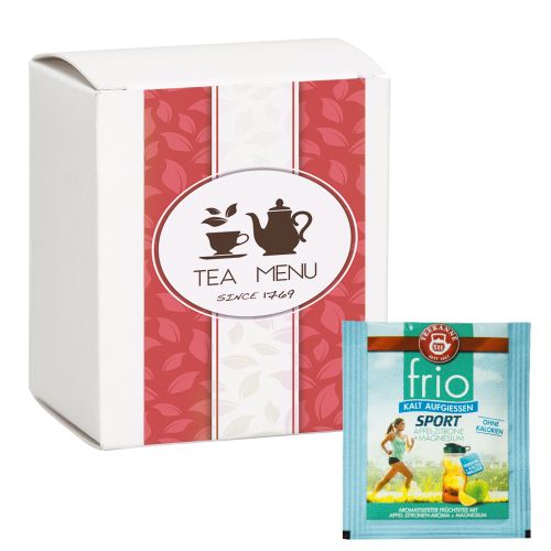 Sports tea bag, apple lemon + magnesium, 10 piece, 25g, folding box