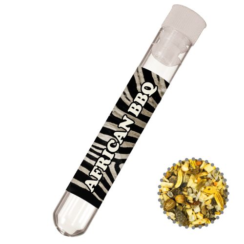 African BBQ, ca. 5g, test tube with label