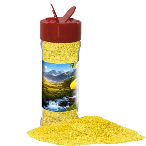 Lemon salt, ca. 80g, spice shaker with label