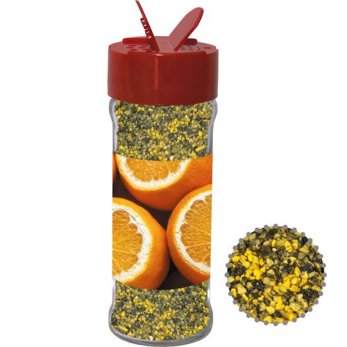 Orange pepper, ca. 45g, spice shaker with label