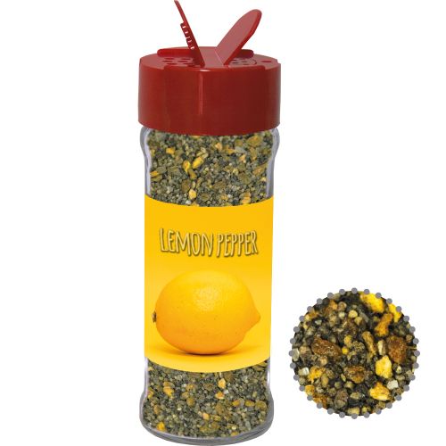 Lemon pepper, ca. 50g, spice shaker with label