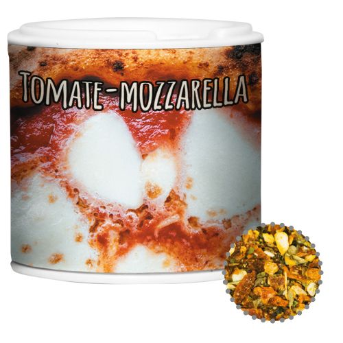 Tomato mozzarella spice, ca. 15g, cardboard spice shaker with label