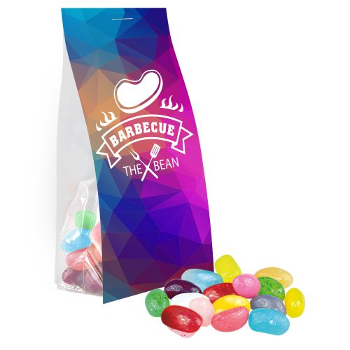 Jelly Beans sour mix, ca. 40g, express pouch with promotional flyer