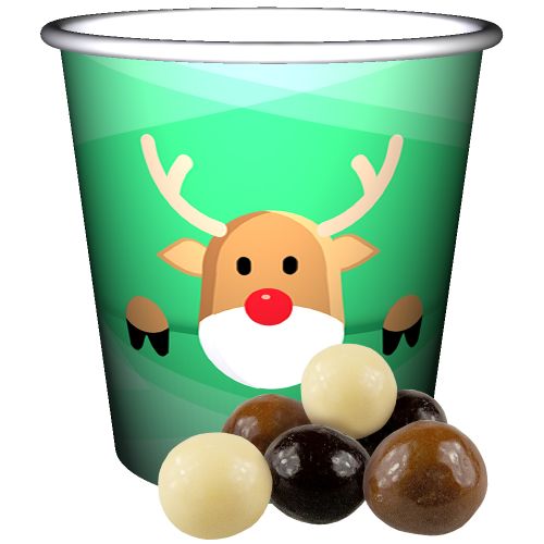 Choco crispy balls, ca. 30g, mini snack cup
