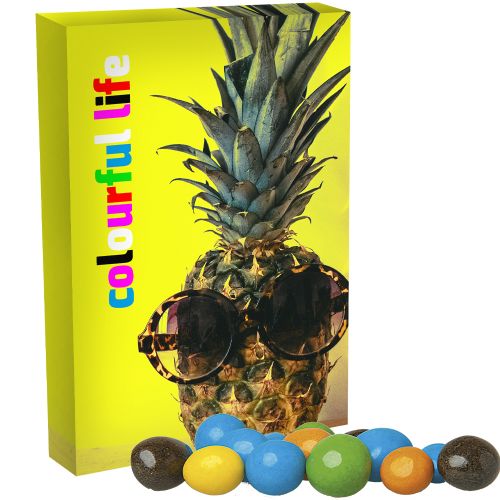 Coloured peanuts, ca. 15g, folding box midi