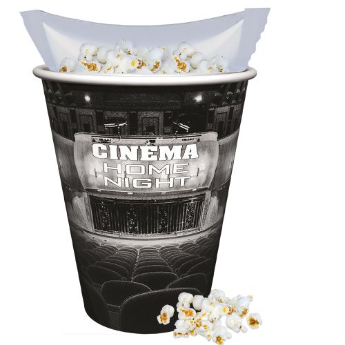 Popcorn salty, ca. 10g, maxi snack cup with maxi bag