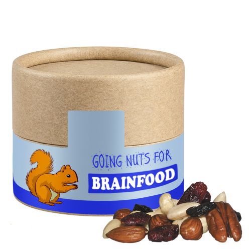 Premium trail mix, ca. 40g, cardboard can mini