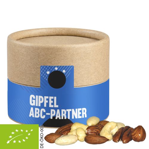 Organic nut mix , ca. 40g, cardboard can mini