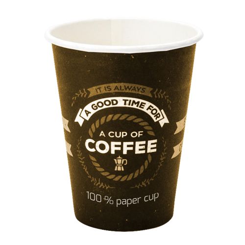 Eco cardboard cup 200ml, , midi cup