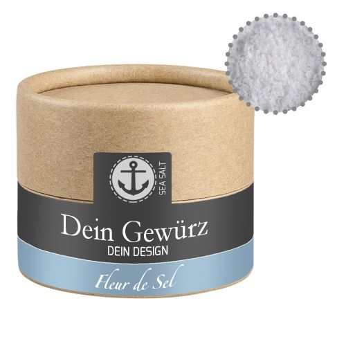 Fleur de Sel, ca. 40g, cardboard can mini with label