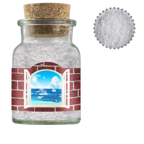 Fleur de Sel, ca. 65g, cork glass with label