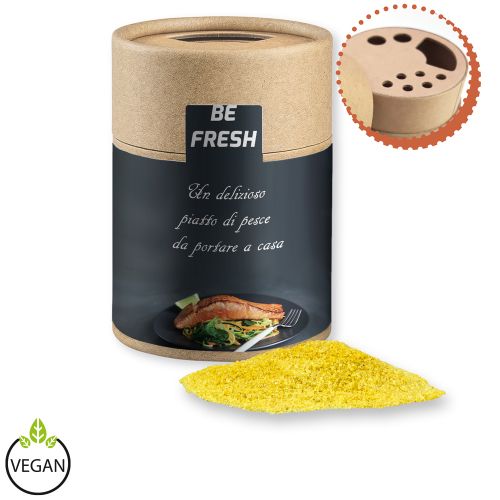 Lemon salt, ca. 135g, cardboard shaker