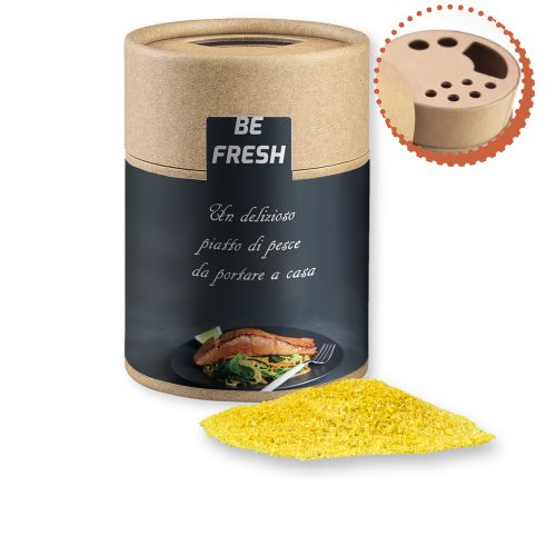 Lemon salt, ca. 135g, cardboard shaker