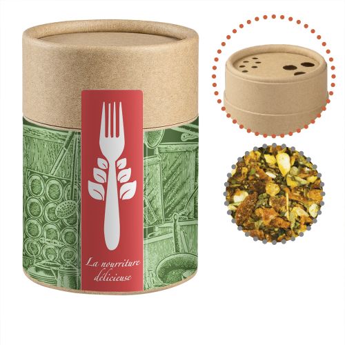 Tomato mozzarella spice, ca. 50g, cardboard shaker with label