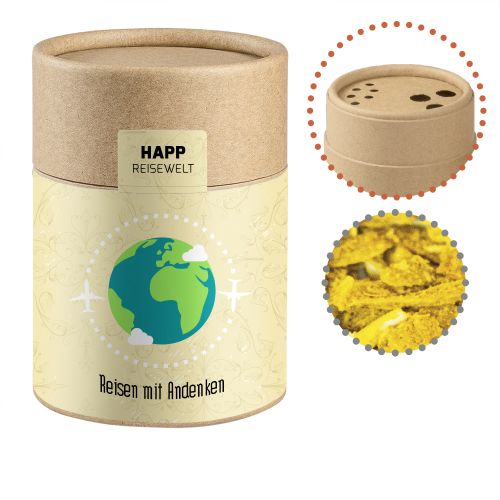 Nasi goreng, ca. 50g, cardboard shaker with label