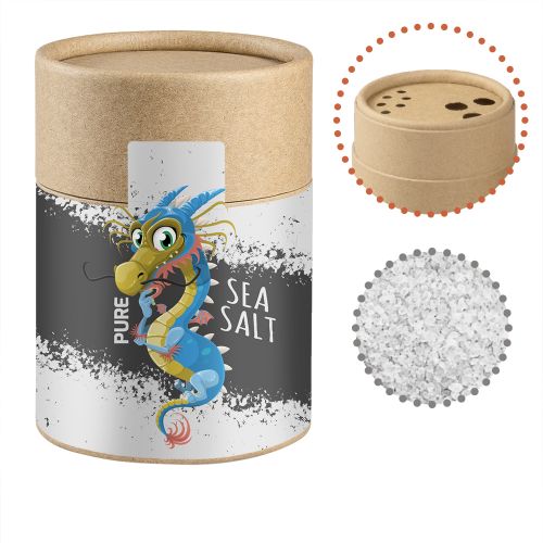Sea salt, ca. 135g, cardboard shaker with label