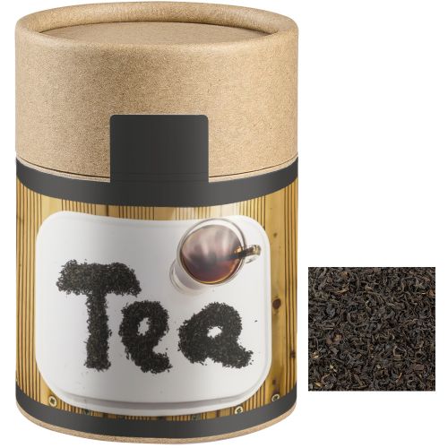 Black tea, ca. 35g, cardboard can midi with label
