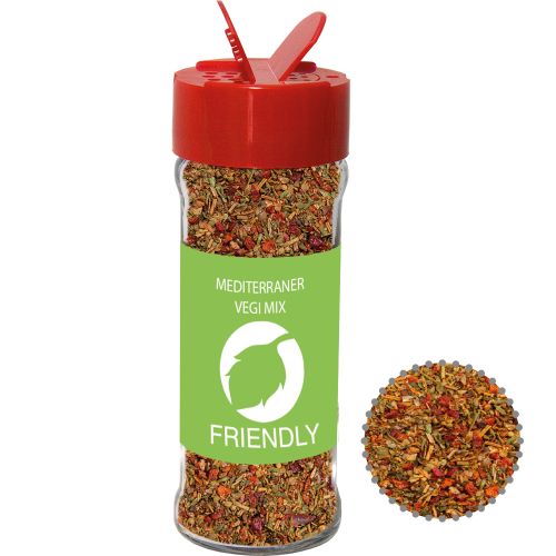 Mediterranean veggie mix, ca. 35g, spice shaker with label