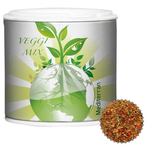 Mediterranean veggie mix, ca. 20g, cardboard spice shaker with label
