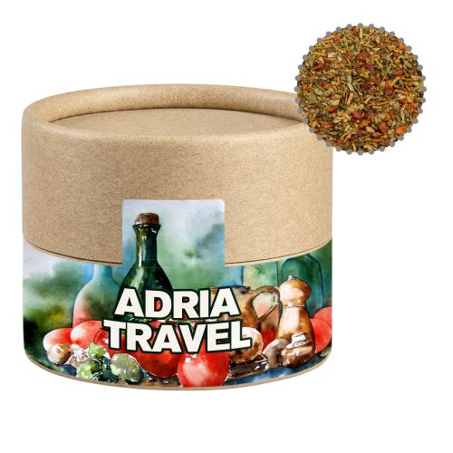 Mediterranean veggie mix, ca. 28g, cardboard can mini with label