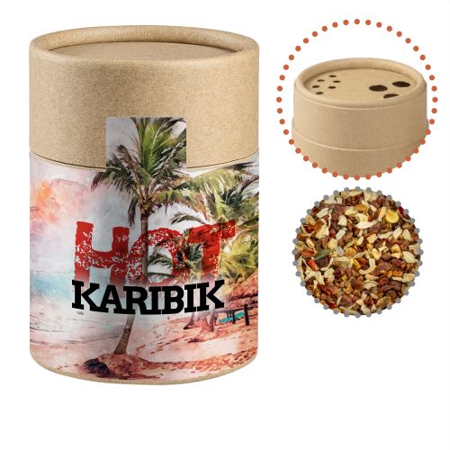 HOT caribbean mix, ca. 50g, cardboard shaker with label