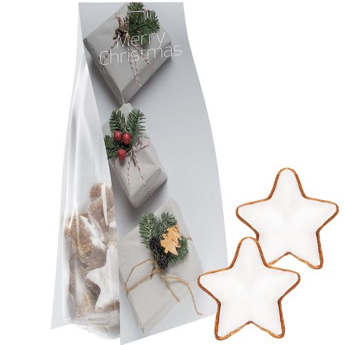 Cinnamon stars, ca. 40g, express pouch with promotional flyer