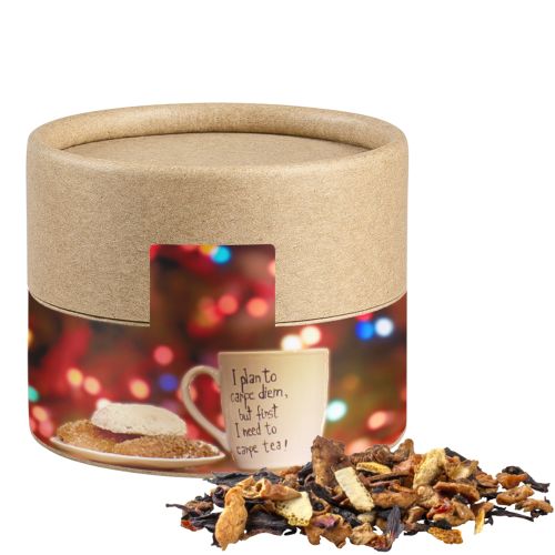 Grandmas baked apple tea, ca. 25g, cardboard can mini with label