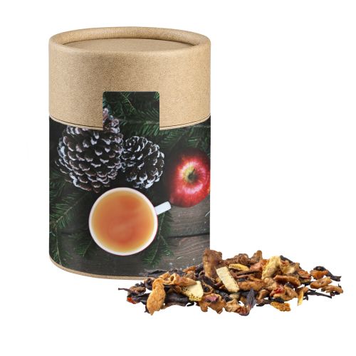Grandmas baked apple tea, ca. 60g, cardboard can midi with label