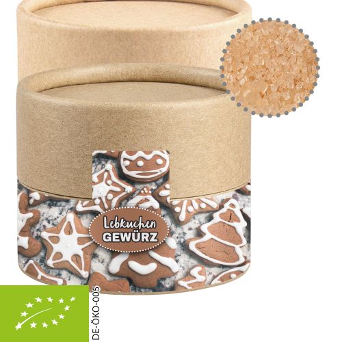Organic spice mix lebkuchen, ca. 45g, cardboard can mini with label
