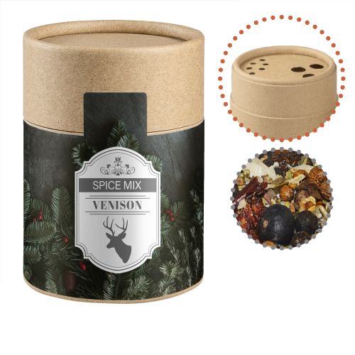 Christmas spice mix venison, ca. 60g, cardboard shaker with label