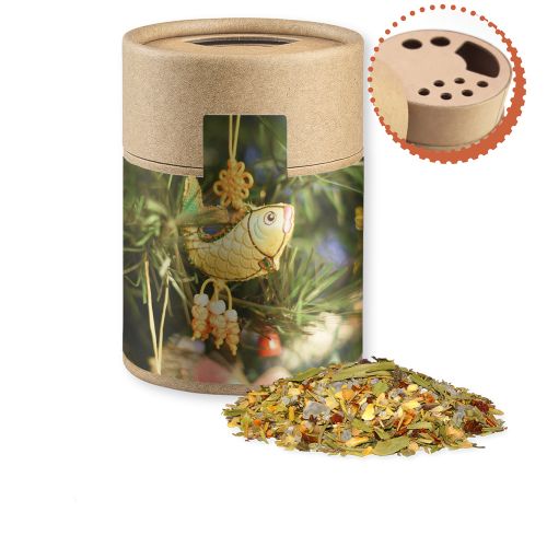 Christmas spice mix fish, ca. 60g, cardboard shaker