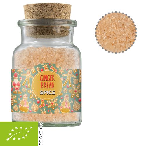 Organic spice mix lebkuchen, ca. 85g, cork glass with label