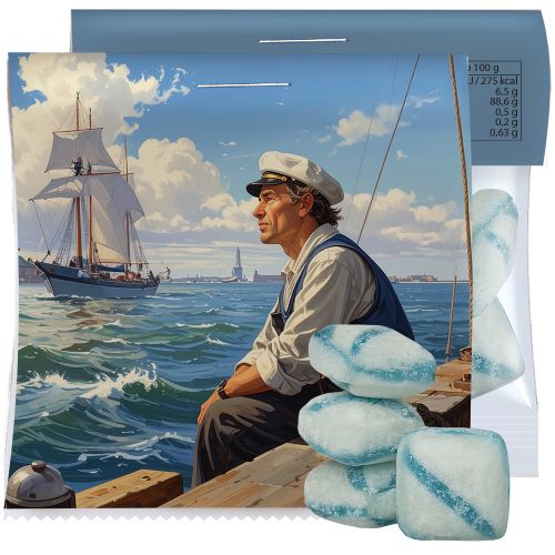 Fresh breeze candy (vegan), ca. 17g, express midi bag with promotional flyer