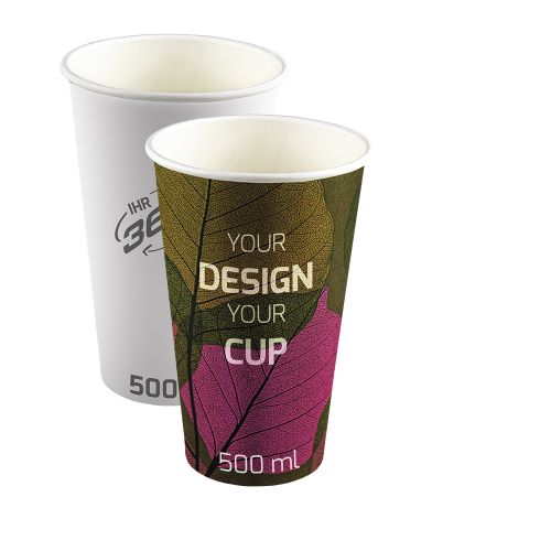 Eco cardboard cup 500ml, , XL cup