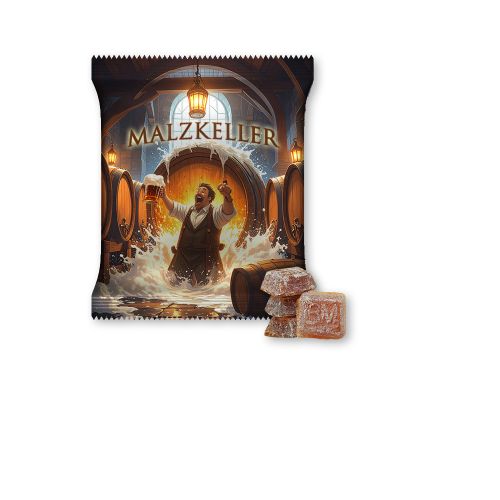 Bavarian malt candy (vegan), ca. 17g, midi bag